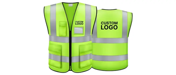 customizing high visibility safety vests adding logos and personalization