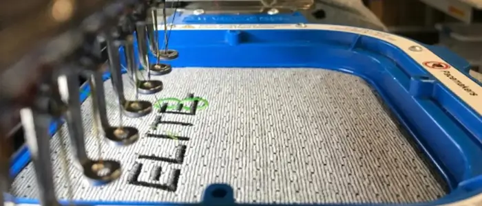 sewing machines doing durable embroidery