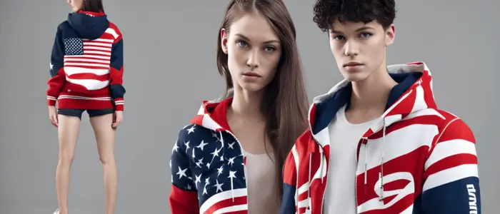 lightweight jackets with american flag print