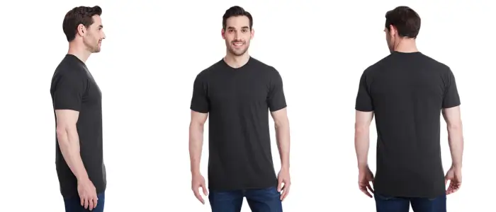 bayside 5710 unisex triblend t-shirt 
