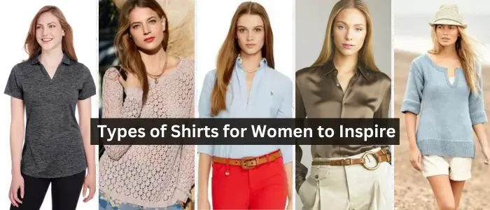 stylish women's shirts in different colors and patterns, perfect for fashion inspiration