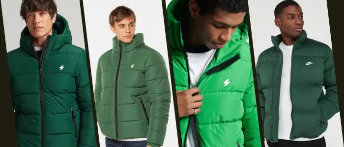 Best Wholesale Green Puffer Jackets For Men in 2024