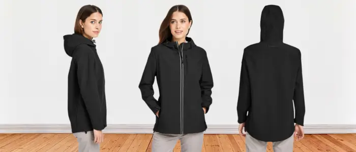 women wearing black nautica n17789 wavestorm softshell jacket