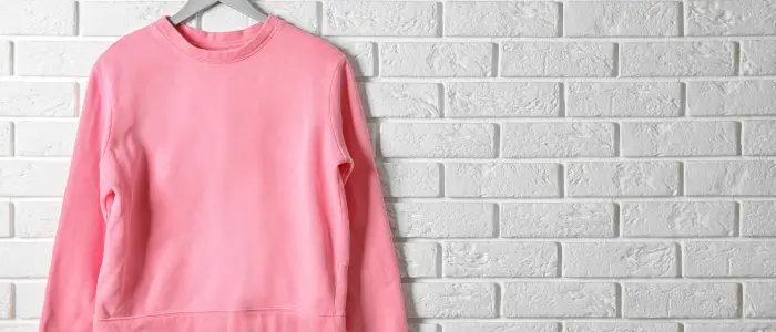 pink crewneck sweatshirt for occasion