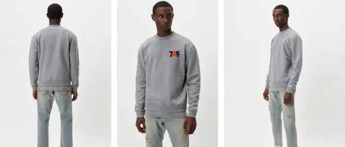 men wearing grey crewneck sweatshirt 