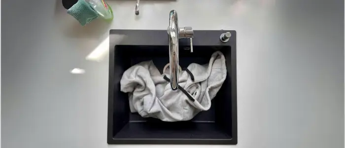 shrink a hoodie with hot water