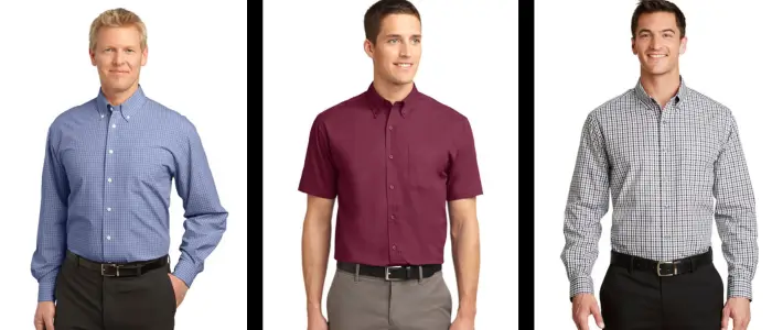 men's in easy care shirts 