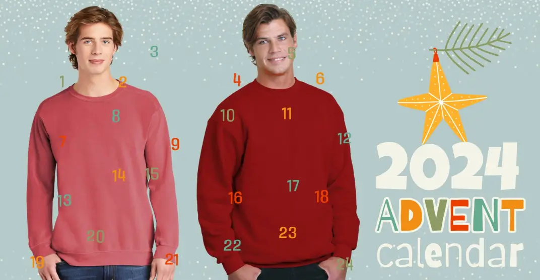 Advent Calendar 2024 – The Best Custom Clothing