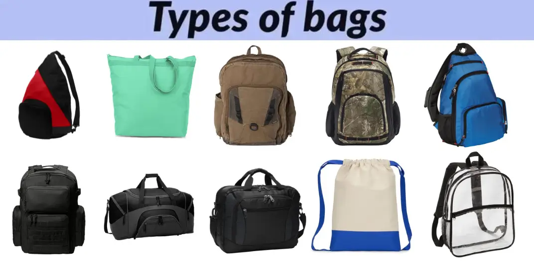 12 Types of Bags for Men & Women with Their Uses