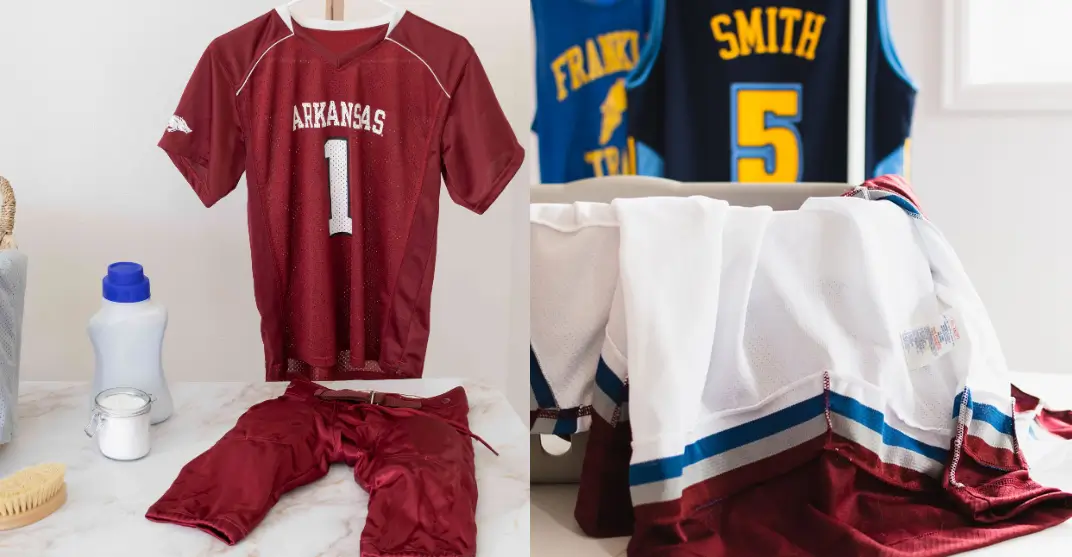 how to wash a football jersey