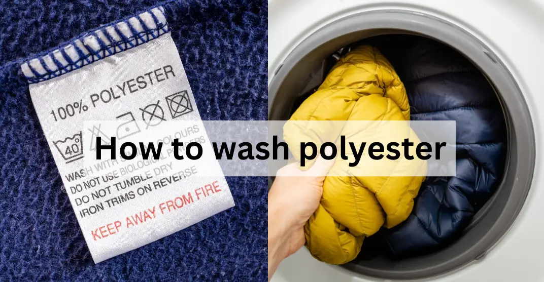 how to wash polyester