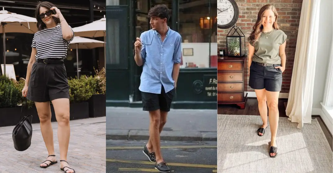 How to Style Black Shorts