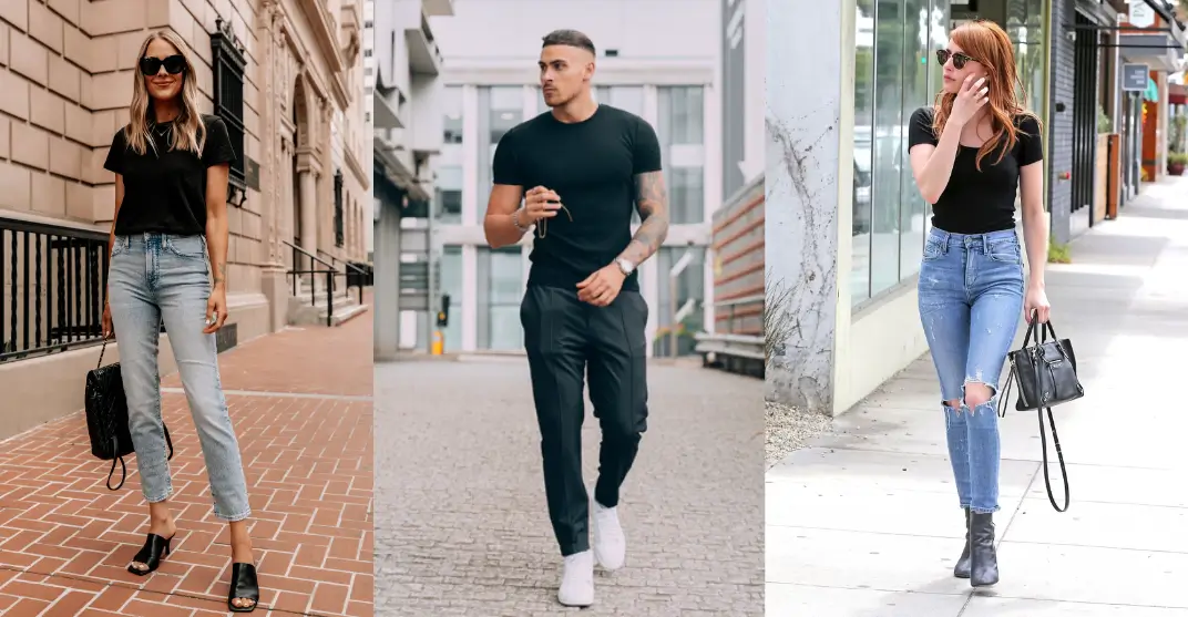 How to Style a Black T-Shirt