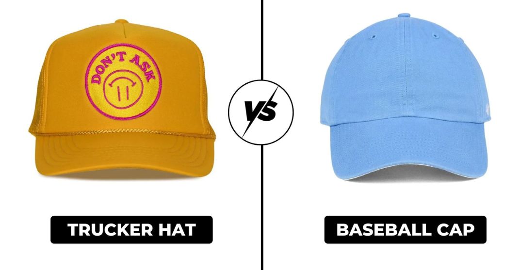 Trucker Hats vs Baseball Caps