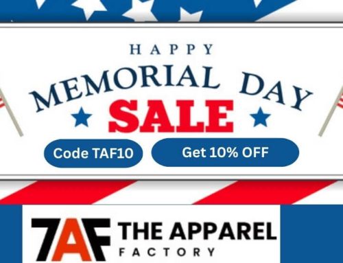 Memorial Day Sale 2025: Get 10% OFF Apparel with Code TAF10