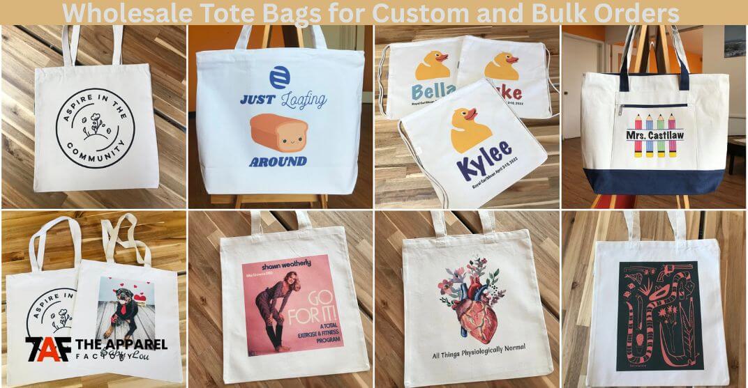 Wholesale Tote Bags: A Complete Guide to Custom and Bulk Orders