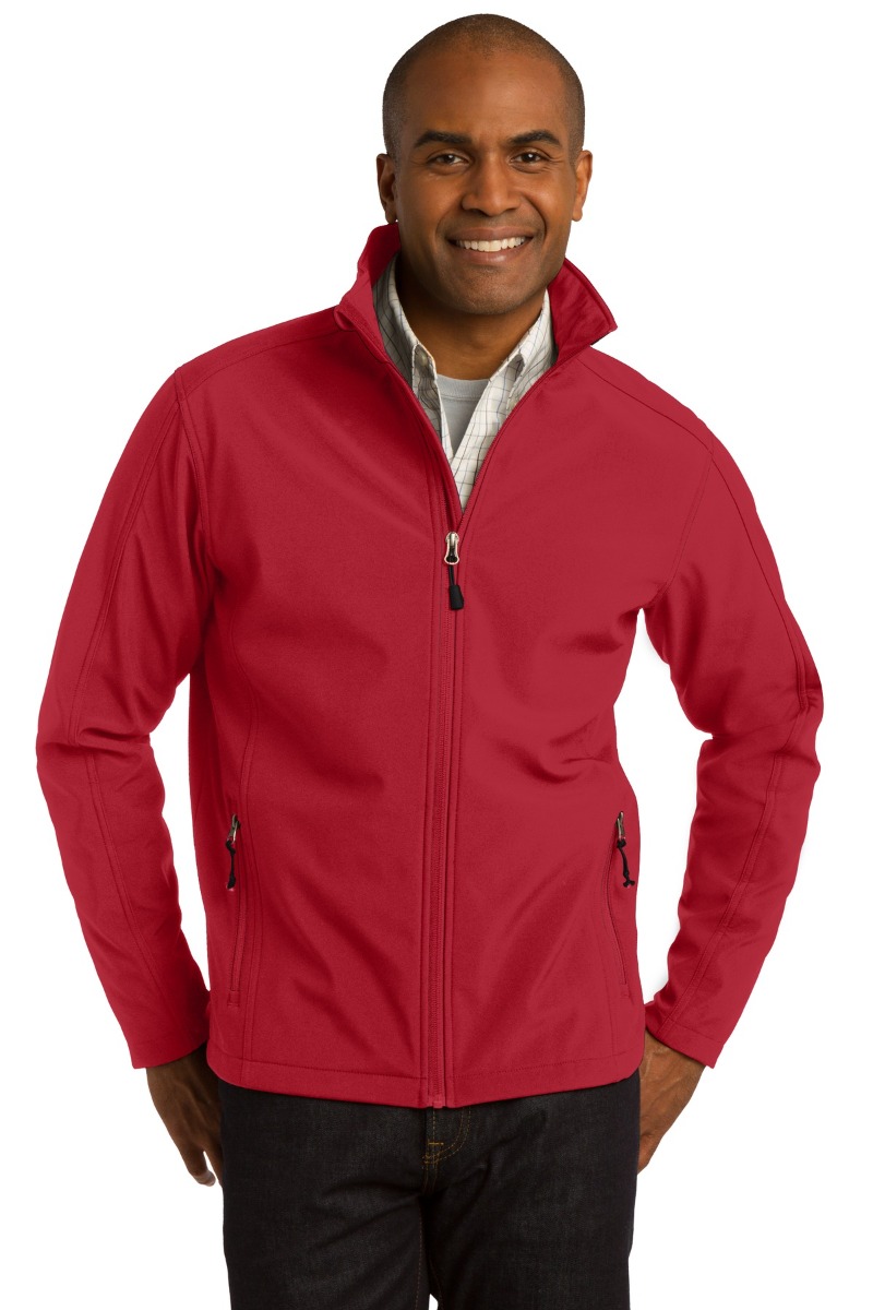 Shop Port Authority J317 Port Authority 174 Core Soft Shell Jacket J317 Pearl Grey Heather Buy custom printing embroidery and wholesale Outerwear TheApparelFactory