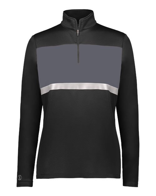 Holloway 222791 Women's Prism Bold Quarter-Zip Pullover