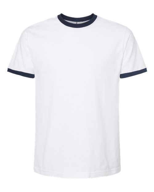 Shop Tultex 246 Unisex Fine Jersey Ringer TShirt Buy custom