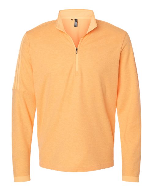 Adidas A554 3-Stripes Quarter-Zip Sweater