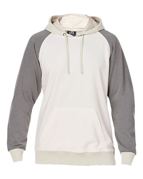 J. America 8886 Vintage Tricolor Hooded Sweatshirt