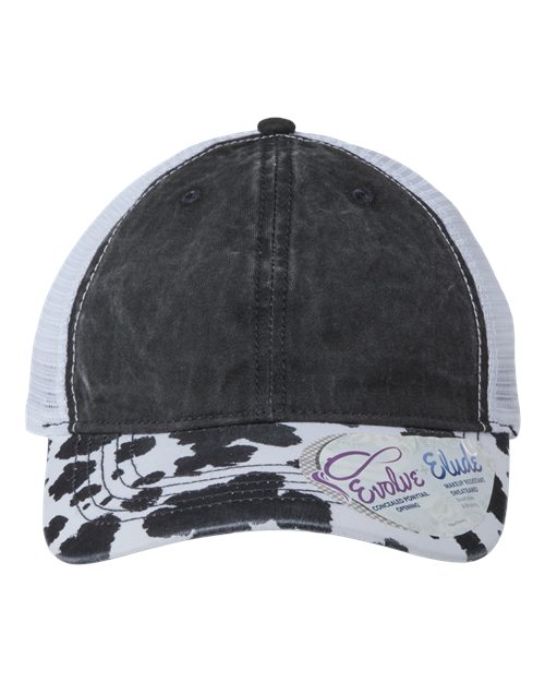 Infinity Her JANET Women's Printed Visor with Mesh Back Cap