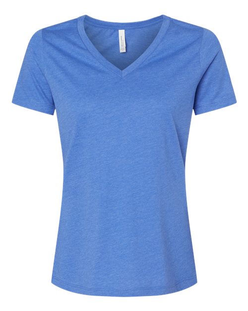 Bella + Canvas 6405CVC Women's Relaxed Heather CVC V-Neck Tee