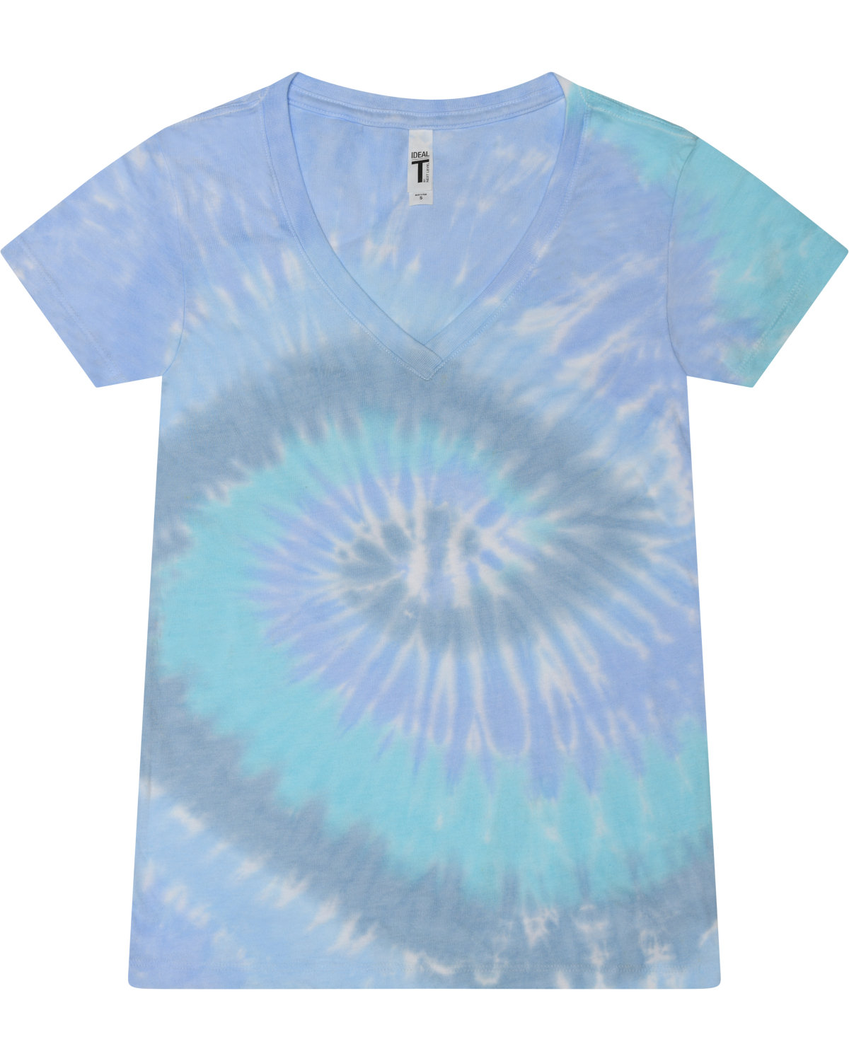 Tie-Dye 1075CD Women's V-Neck T-Shirt