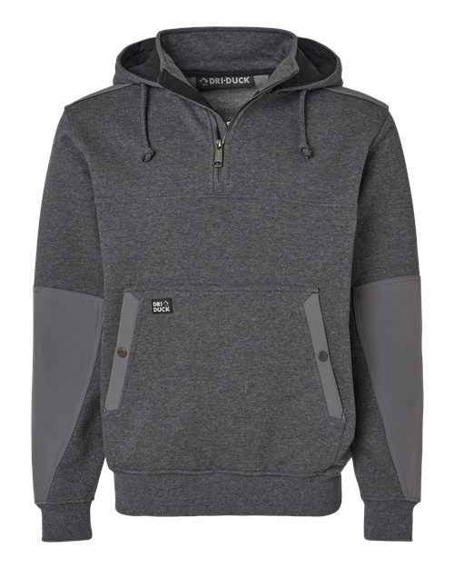 Dri Duck 7349 Mission Quarter-Zip Hooded Pullover