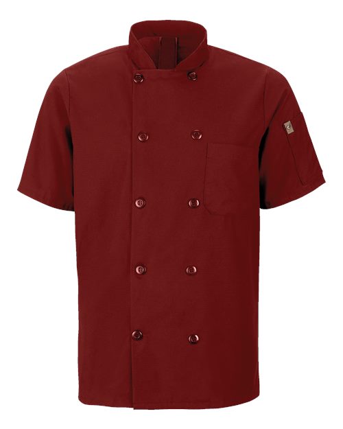 Chef Designs 046X Mimix Short Sleeve Coat with OilBlok
