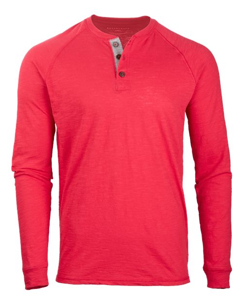 Boxercraft BM3101 Henley Long Sleeve T-Shirt