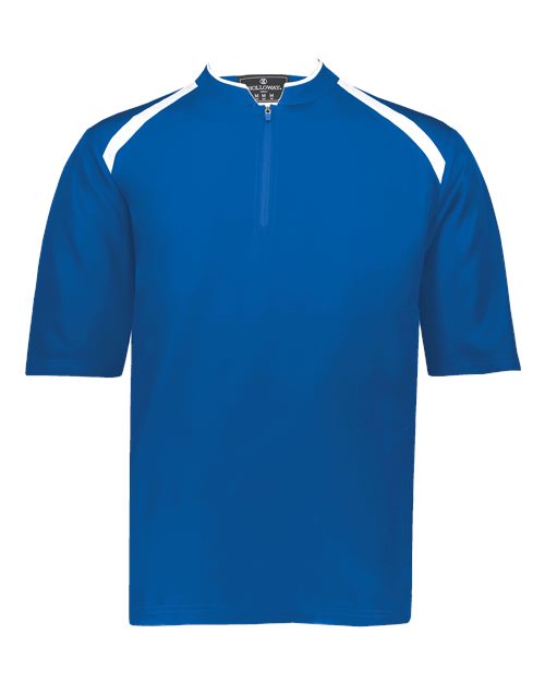 Holloway 229581 Clubhouse Short Sleeve Quarter-Zip Pullover