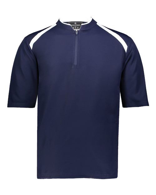 Holloway 229681 Youth Clubhouse Short Sleeve Quarter-Zip Pullover