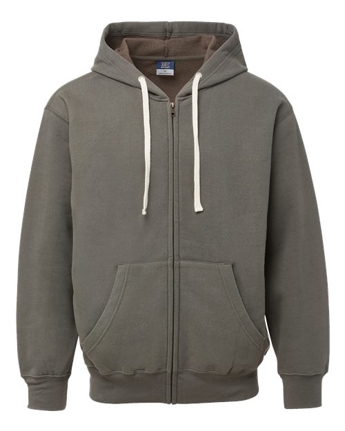 Mv Sport 22132 Vintage Fleece Full-Zip Hooded Sweatshirt