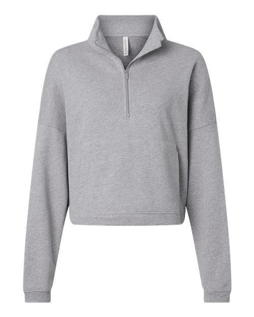 Bella + Canvas 3953 Women's Sponge Fleece Half Zip Pullover