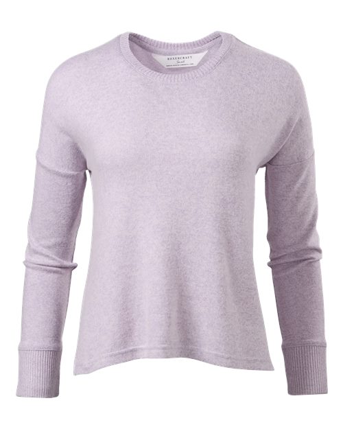 Boxercraft L06 Women's Cuddle Fleece Boxy Crewneck Pullover
