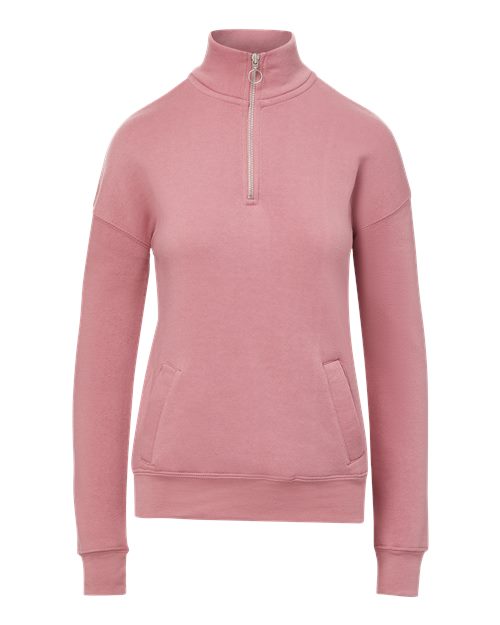 Mv Sport W20189 Women's Cloud Fleece Quarter-Zip Sweatshirt