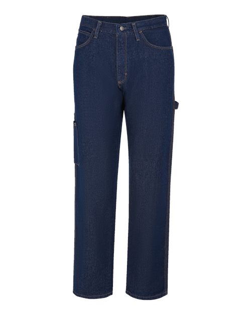 Bulwark PEJ8 Flame Resistant Pre-Washed Denim Dungaree