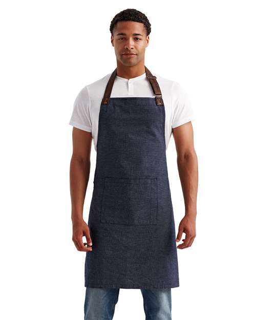 Artisan Collection By Reprime RP144 Annex Oxford Apron with Pocket