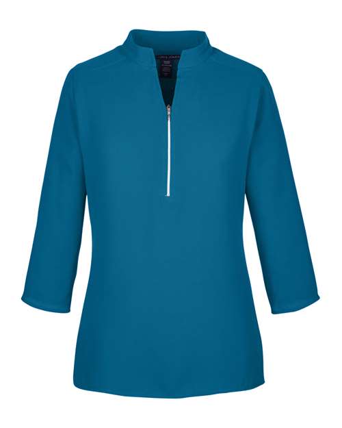 Devon & Jones DP611W Women's Perfect Fit™  Three-Quarter Sleeve Crepe Tunic