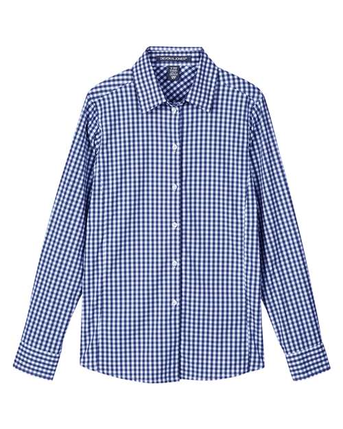 Devon & Jones DG536W Women's CrownLux Performance® Gingham Dress Shirt
