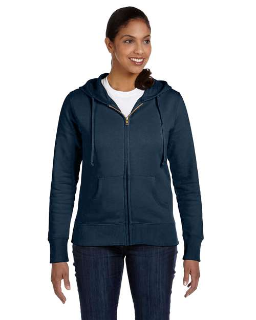 Econscious EC4501 Women's Full-Zip Hooded Sweatshirt