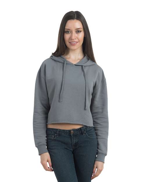 Lane Seven LS12000 Women's Cropped Fleece Hooded Sweatshirt