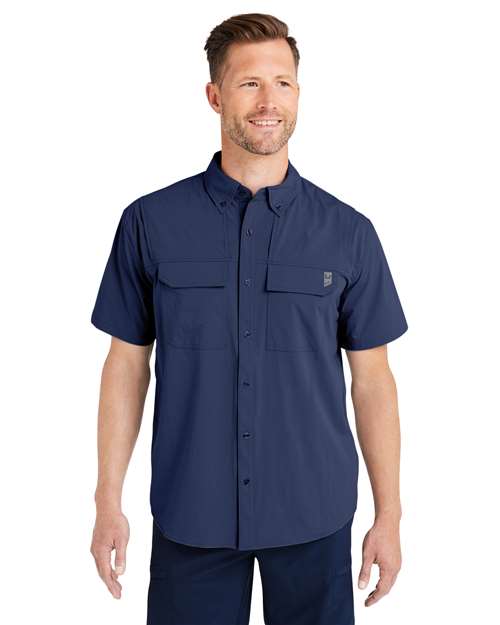 Huk H150183 Creekbed Short Sleeve Dress Shirt