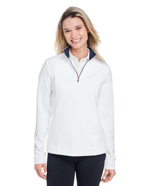 Fairway & Greene F12250 Women's Wells Quarter-Zip Tech Pullover