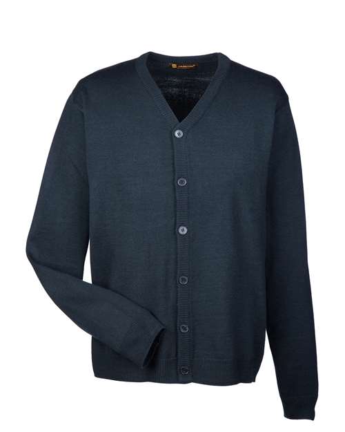 Harriton M425 Pilbloc™ V-Neck Button Cardigan Sweater