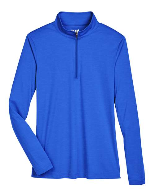 Team 365 TT31HW Women's Zone Sonic Heather Performance Quarter-Zip Pullover