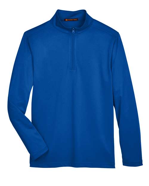 Harriton M748 Advantage Snag Protection Plus Quarter-Zip Pullover