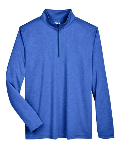 Team 365 TT31H Zone Sonic Heather Performance Quarter-Zip Pullover