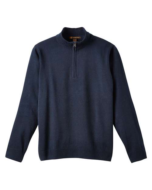 Harriton M421 Unisex Pilbloc™ Quarter-Zip Pullover Sweater
